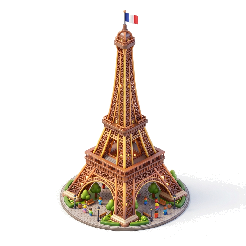 Luxembourg Tower 3D Pop-out